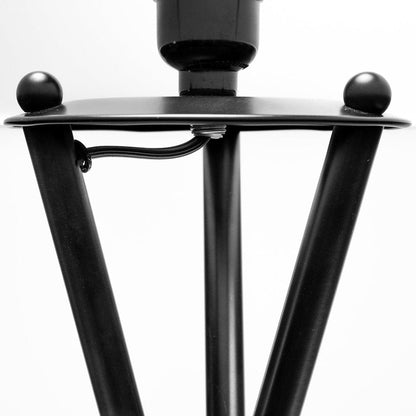 Mercana - Ambrose 20.0L x 20.0W x 61.8H Black Metal W/White Fabric Shade Floor Lamp - 68970 view 7