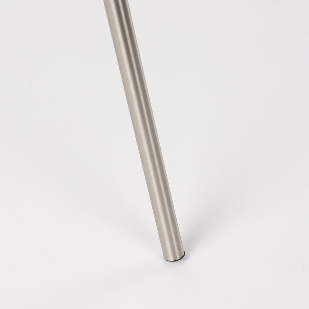 Mercana - Ambrose 20.0L x 20.0W x 61.8H Silver Metal W/Beige Fabric Shade Floor Lamp - 69844_CLOSEOUT view 7