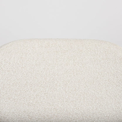 Mercana - Amelia Cream Boucle W/Black Metal Upholstered Accent Chair 21.3L x 21.3W x 30.3H - 69839_CLOSEOUT view 6