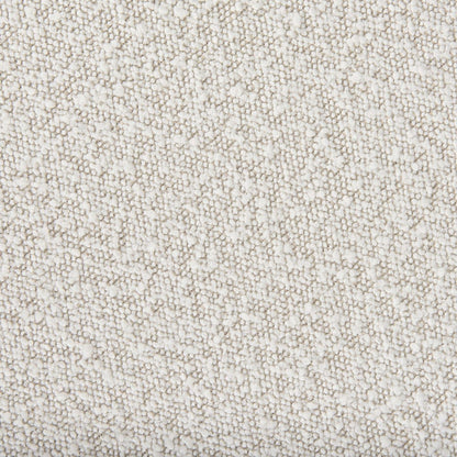 Mercana - Amelia Cream Boucle W/Black Metal Upholstered Pouf - 69838 view 10