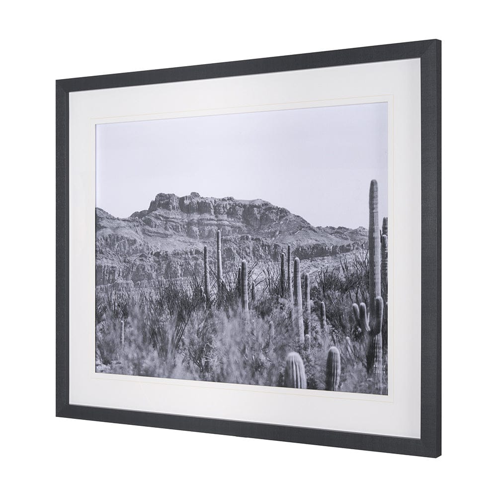 Mercana - American Borderlands by Nathan Larson Hand Embelished Textured Framed Art Print Matted under Glass - 15459 view 2