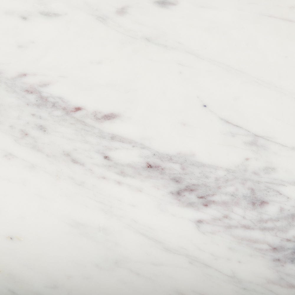 Mercana - Amika White Marble Top Black Metal Base Console Table - 69937-AB view 12