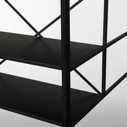 Mercana - Amika White Marble Top Black Metal Base Kitchen Island - 69936-AB view 10