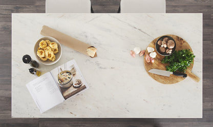 Mercana - Amika White Marble Top Black Metal Base Kitchen Island - 69936-AB view 15