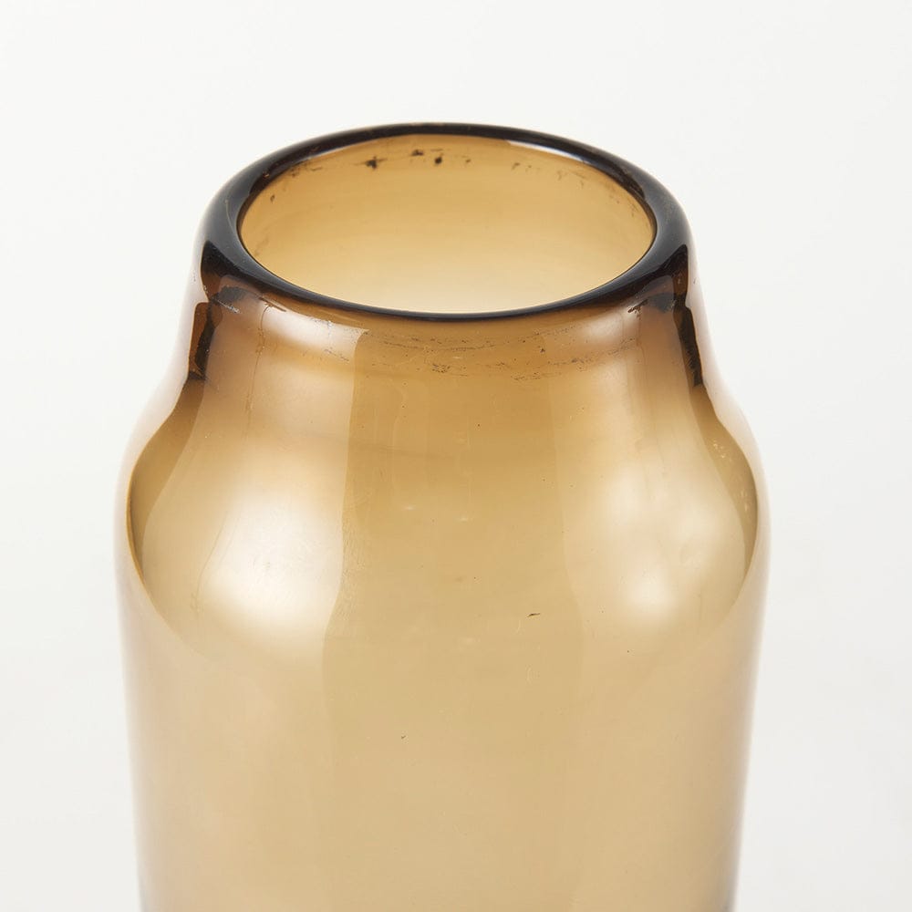 Mercana - Amrita 4.8L x 4.8W x 16.0H Golden Brown Glass Vase - 69545 view 4
