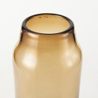 Mercana - Amrita 4.8L x 4.8W x 16.0H Golden Brown Glass Vase - 69545 view 4