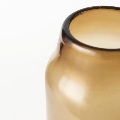 Mercana - Amrita 4.8L x 4.8W x 16.0H Golden Brown Glass Vase - 69545 view 5
