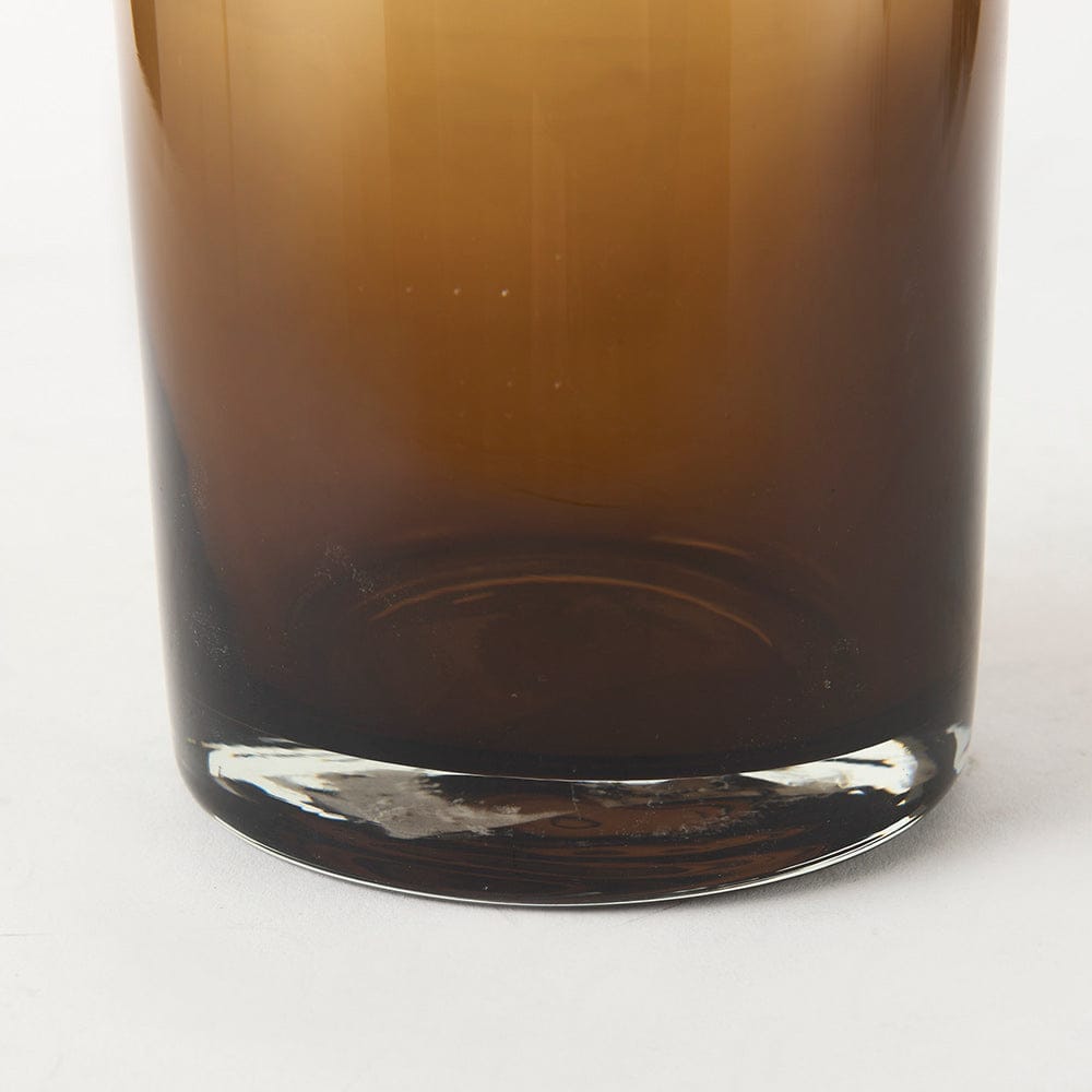 Mercana - Amrita 4.8L x 4.8W x 16.0H Golden Brown Glass Vase - 69545 view 6