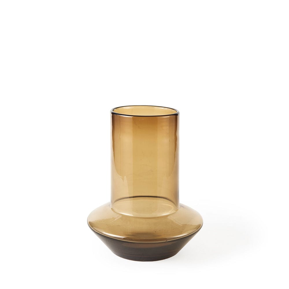 Mercana - Amrita 8.3L x 8.3W x 9.7H Golden Brown Glass Vase - 69543 view 1