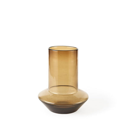 Mercana - Amrita 8.3L x 8.3W x 9.7H Golden Brown Glass Vase - 69543 view 1