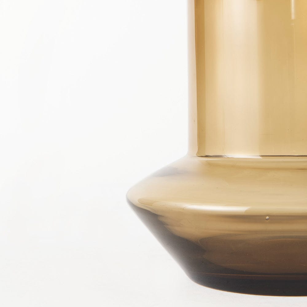 Mercana - Amrita 8.3L x 8.3W x 9.7H Golden Brown Glass Vase - 69543 view 5