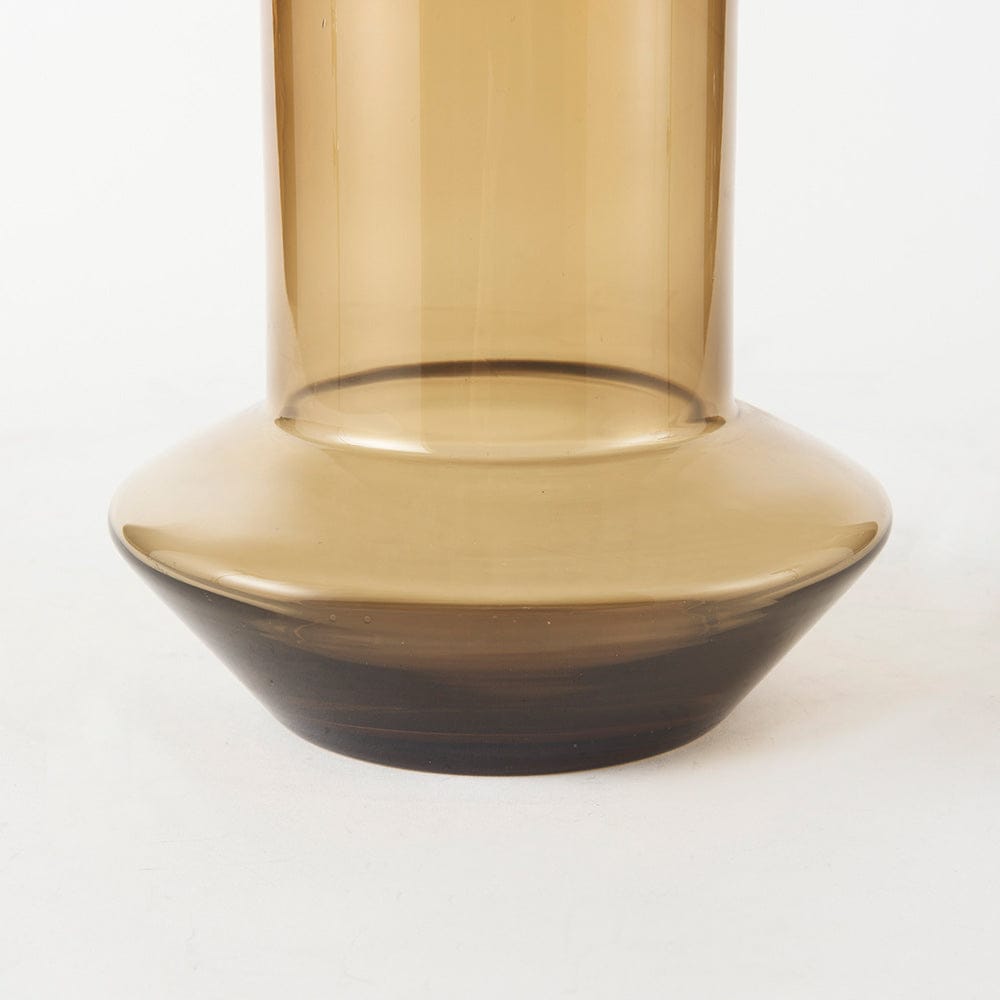 Mercana - Amrita 8.3L x 8.3W x 9.7H Golden Brown Glass Vase - 69543 view 6