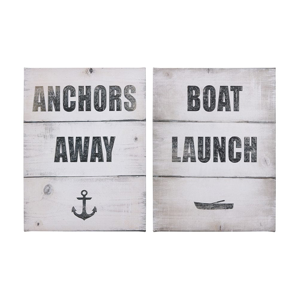 Mercana - Anchors Away by Mercana Studio a Hand Embellished Textured Canvas - 102180-L view 9