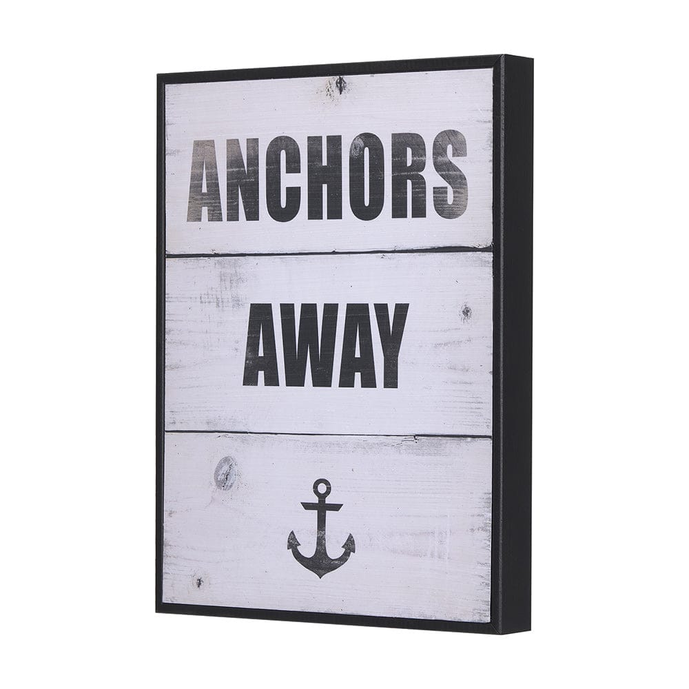 Mercana - Anchors Away by Mercana Studio a Hand Embellished Textured Framed Art Print - 14283 view 2