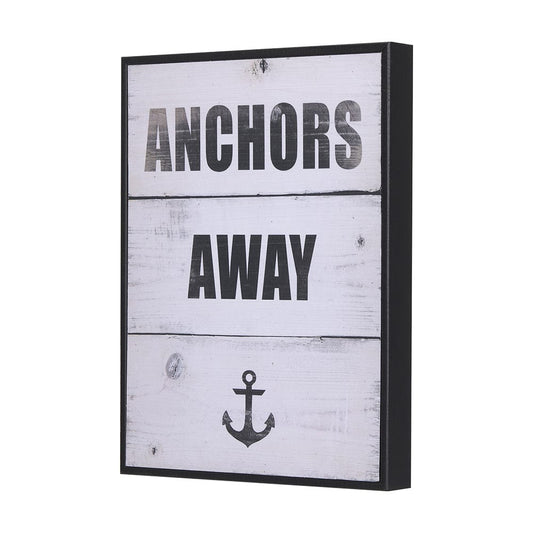Mercana - Anchors Away by Mercana Studio a Hand Embellished Textured Framed Art Print - 14283 view 2