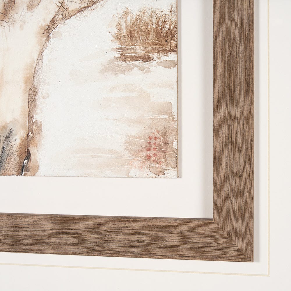 Mercana - Ancient Arbutus by Studio M a handmade Original Framed Artwork under Glass - 15105 view 6