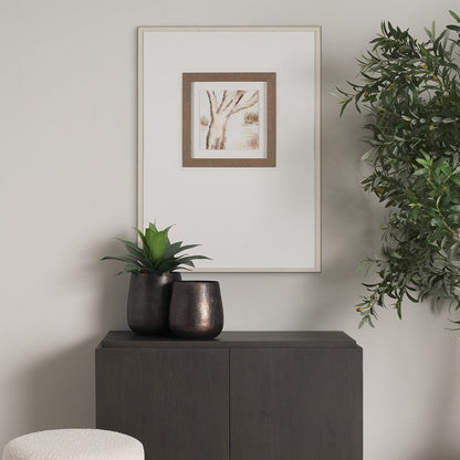 Mercana - Ancient Arbutus by Studio M a handmade Original Framed Artwork under Glass - 15105 view 8