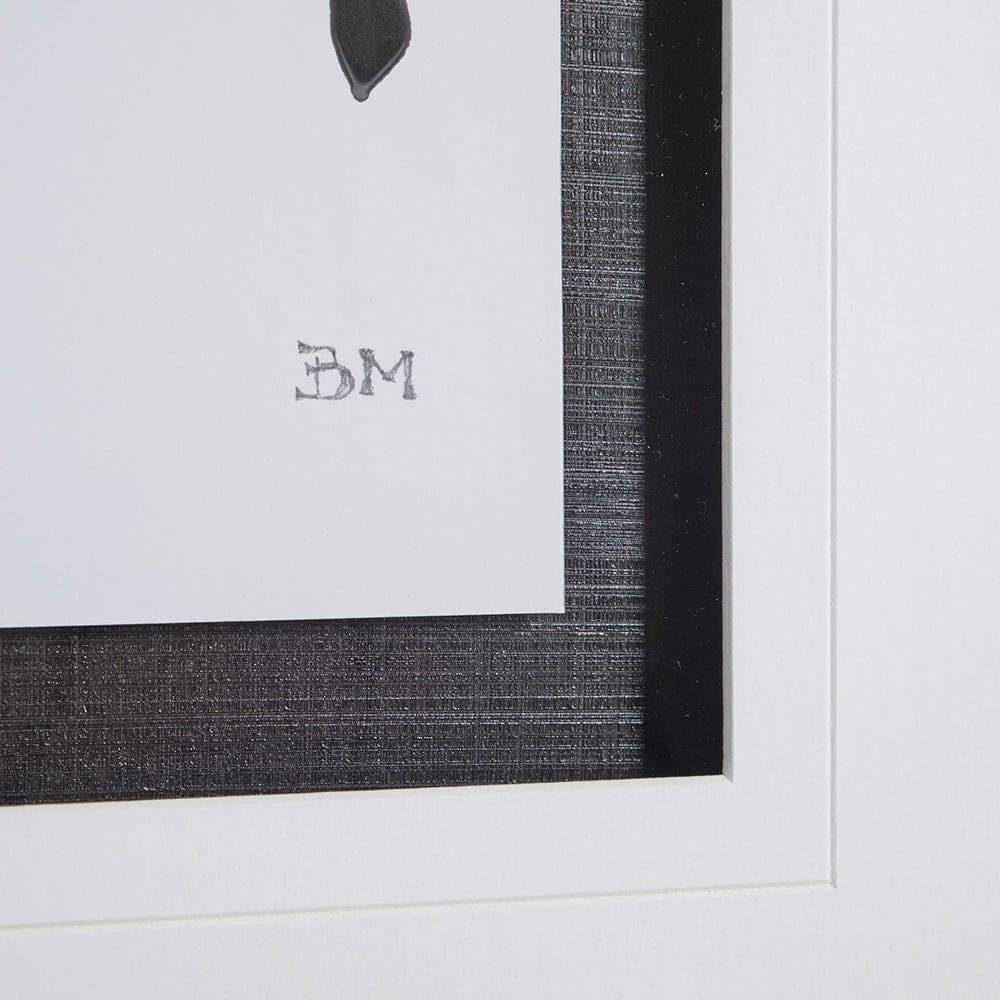 Mercana - Ancient Notes I by Mercana Studio a Hand Embellished Textured Framed Art Print Matted under Glass - 13007 view 3