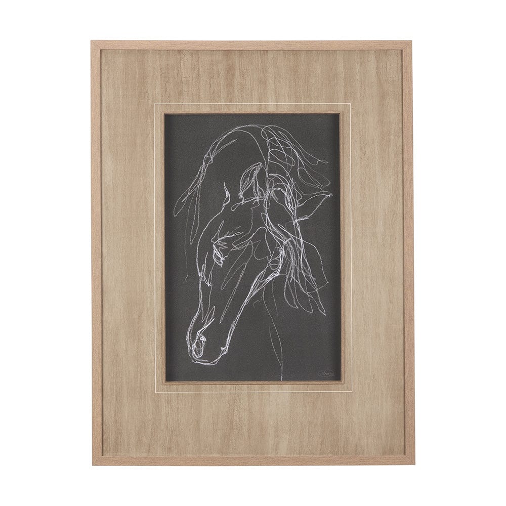Mercana - Andalusian Dark I by Mercana Studio a Hand Embellished Textured Framed Art Print Matted under Glass - 14272 view 1