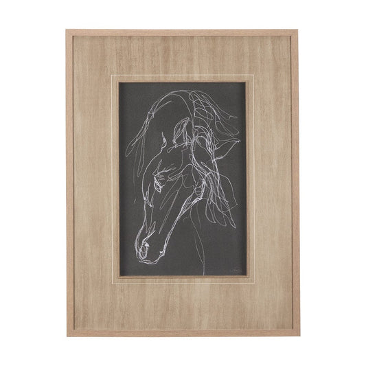 Mercana - Andalusian Dark I by Mercana Studio a Hand Embellished Textured Framed Art Print Matted under Glass - 14272 view 1