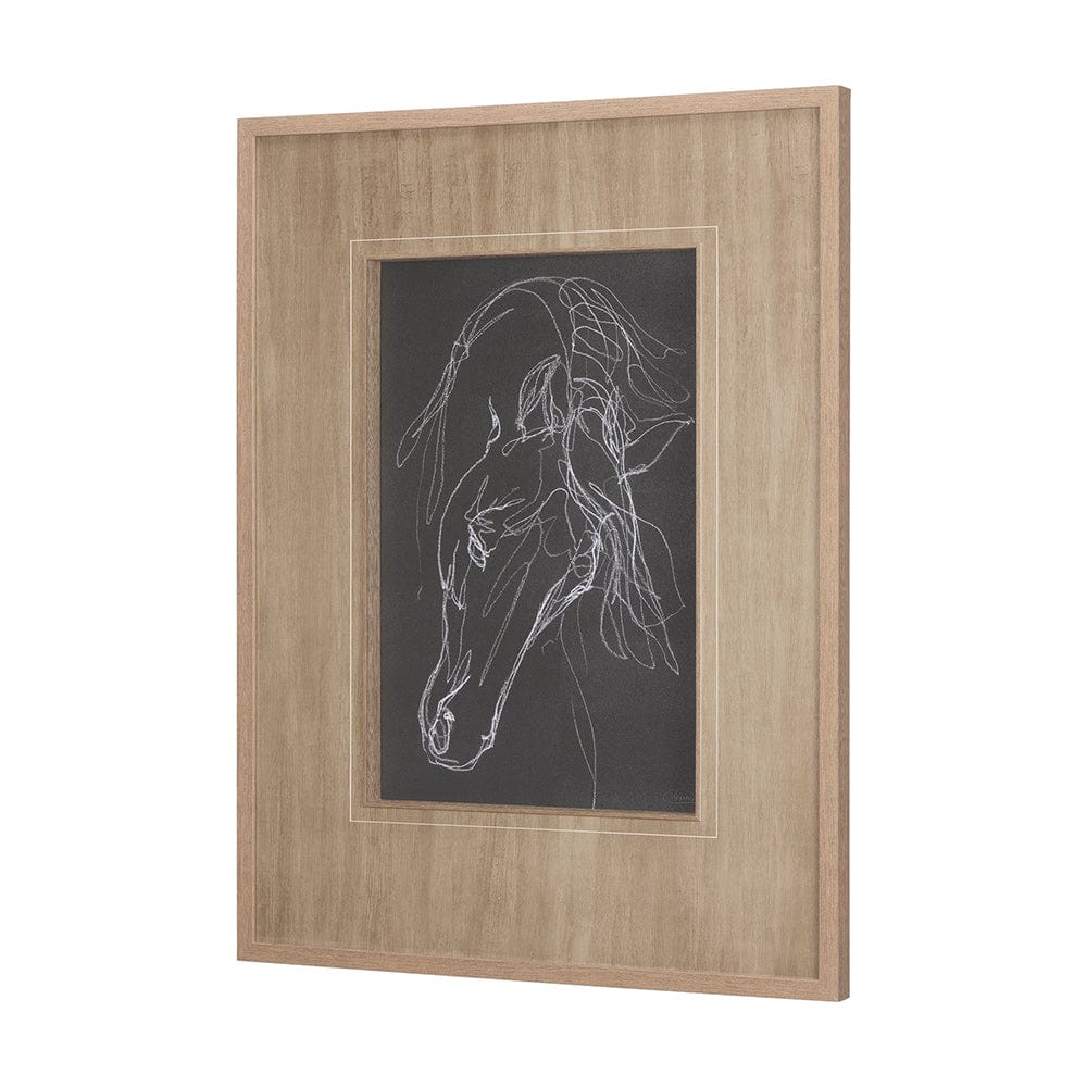 Mercana - Andalusian Dark I by Mercana Studio a Hand Embellished Textured Framed Art Print Matted under Glass - 14272 view 2