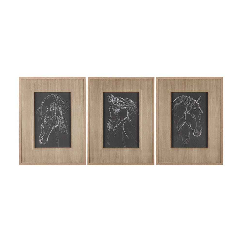 Mercana - Andalusian Dark I by Mercana Studio a Hand Embellished Textured Framed Art Print Matted under Glass - 14272 view 8