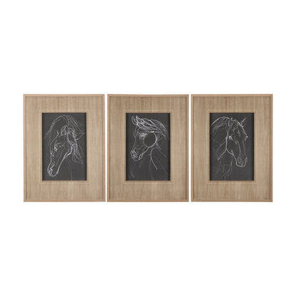 Mercana - Andalusian Dark I by Mercana Studio a Hand Embellished Textured Framed Art Print Matted under Glass - 14272 view 8