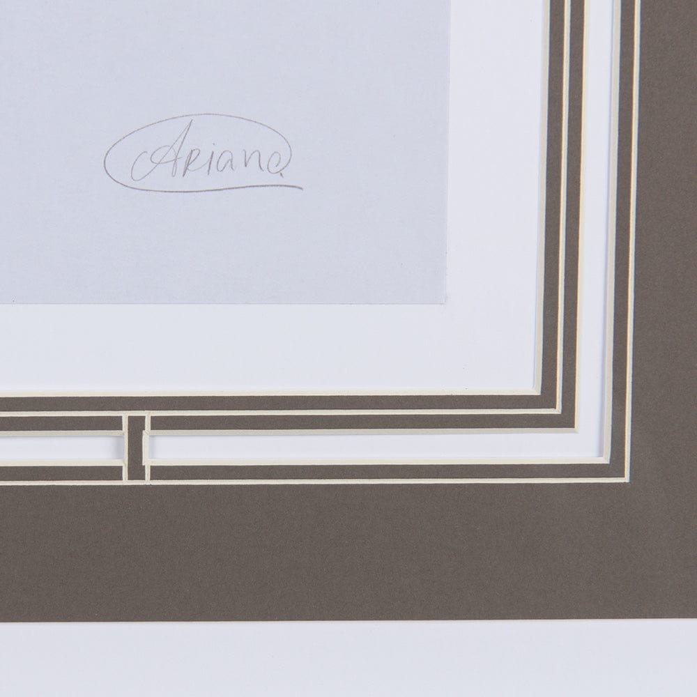 Mercana - Andalusian I by Mercana Studio a Hand Embellished Textured Framed Art Print Matted under Glass - 14303 view 8