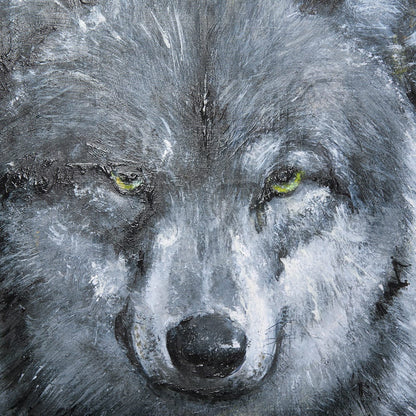 Mercana - Animal Portrait II by Mercana Studio a Hand Embellished Textured Canvas - 102281-L view 6