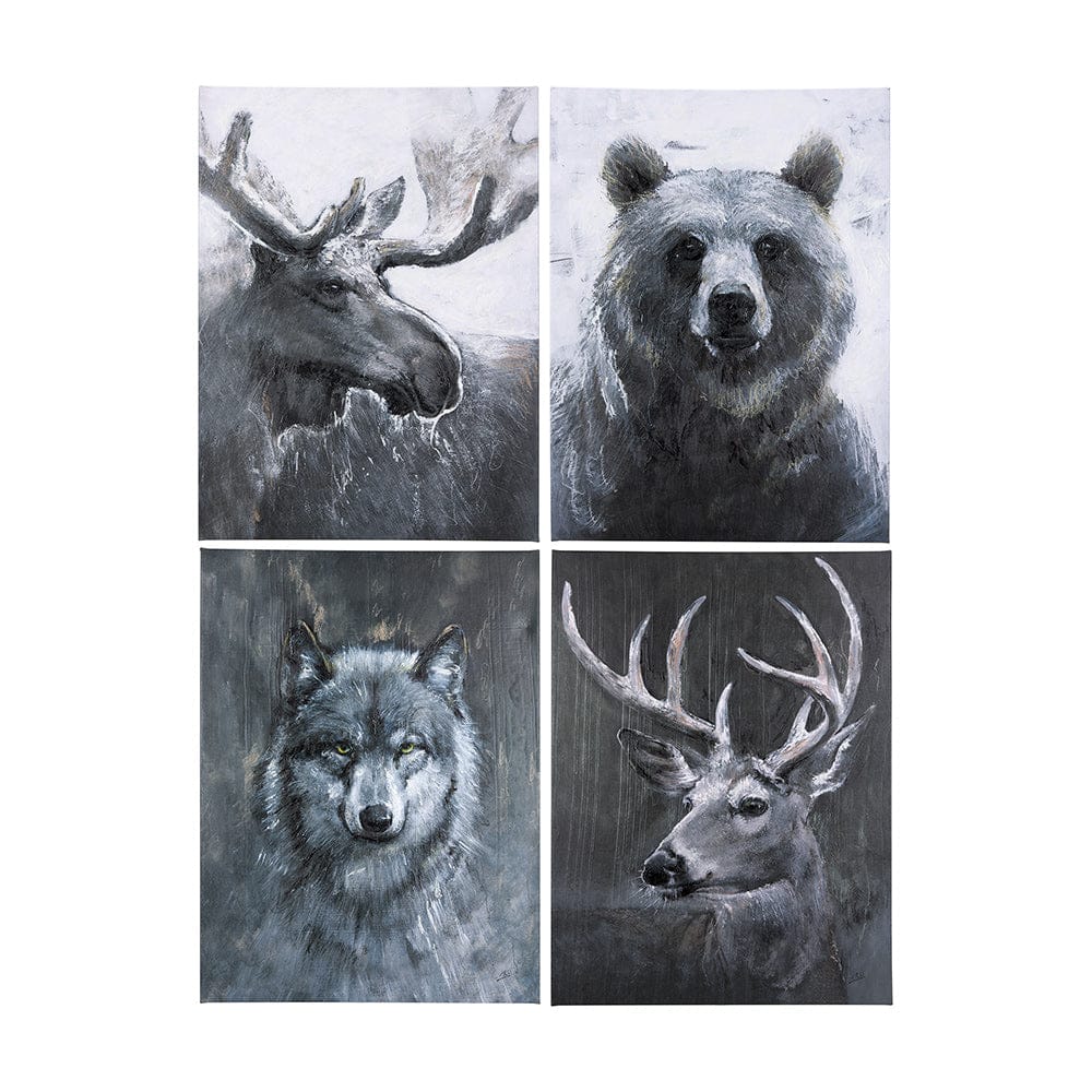 Mercana - Animal Portrait II by Mercana Studio a Hand Embellished Textured Canvas - 102281-S view 8