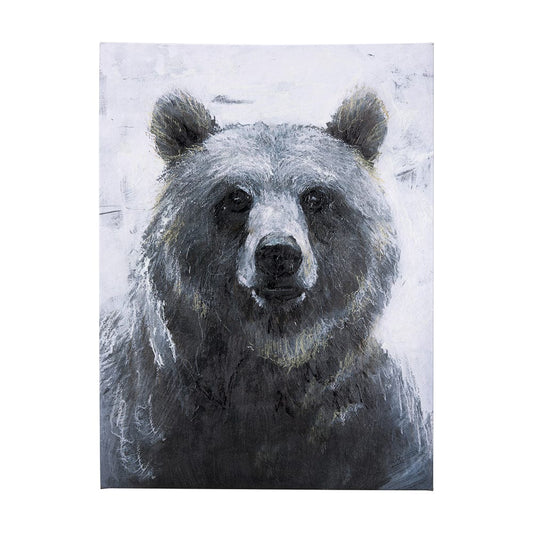 Mercana - Animal Portrait III by Mercana Studio a Hand Embellished Textured Canvas - 102282-L view 1