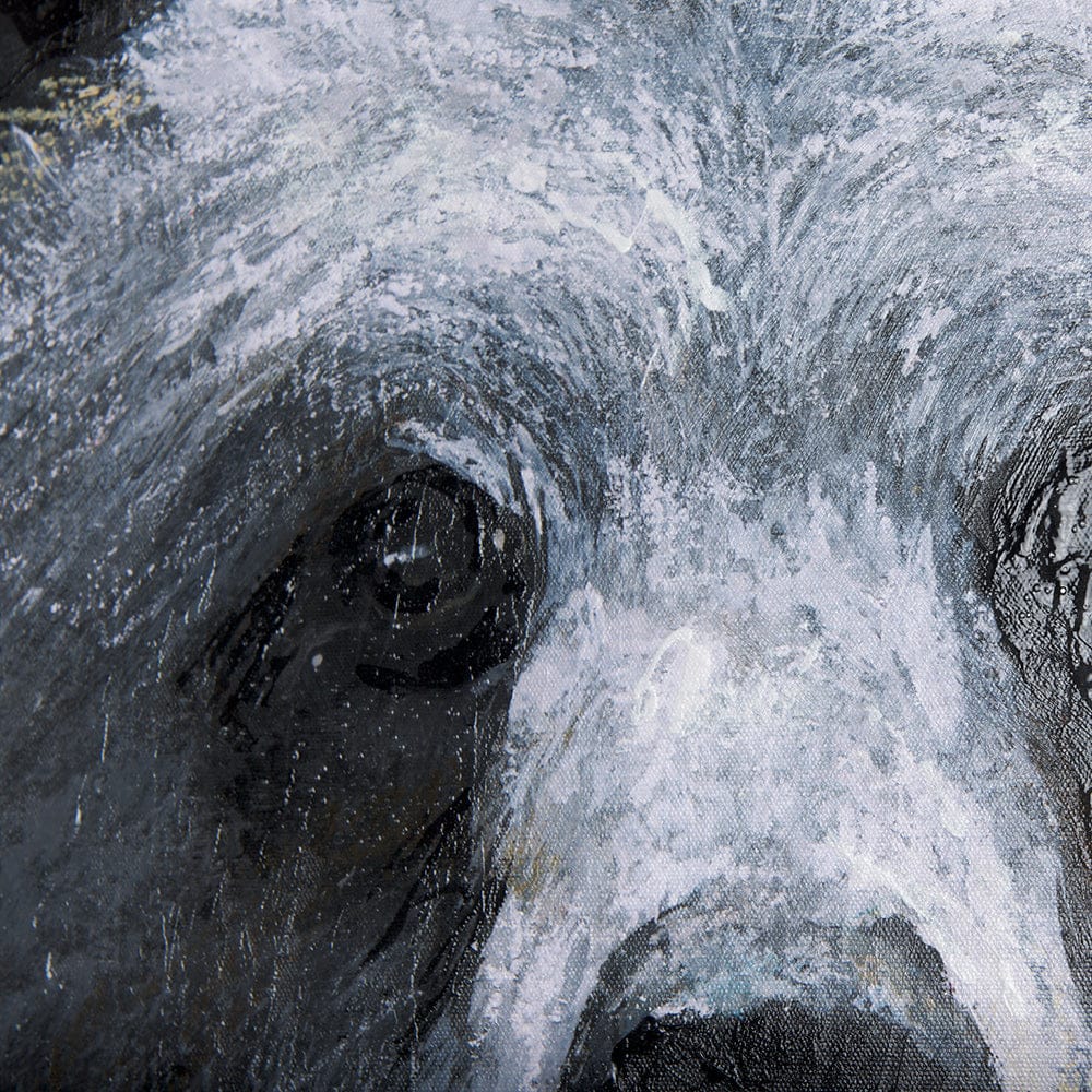 Mercana - Animal Portrait III by Mercana Studio a Hand Embellished Textured Canvas - 102282-S view 6