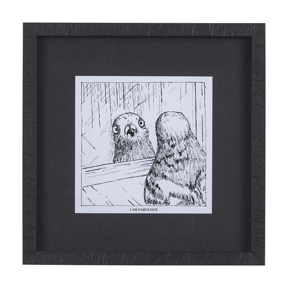 Mercana - Animal Talk I by Mercana Studio a Framed Art Print Matted under Glass - 14277 view 1