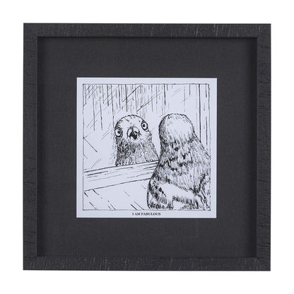 Mercana - Animal Talk I by Mercana Studio a Framed Art Print Matted under Glass - 14277 view 1