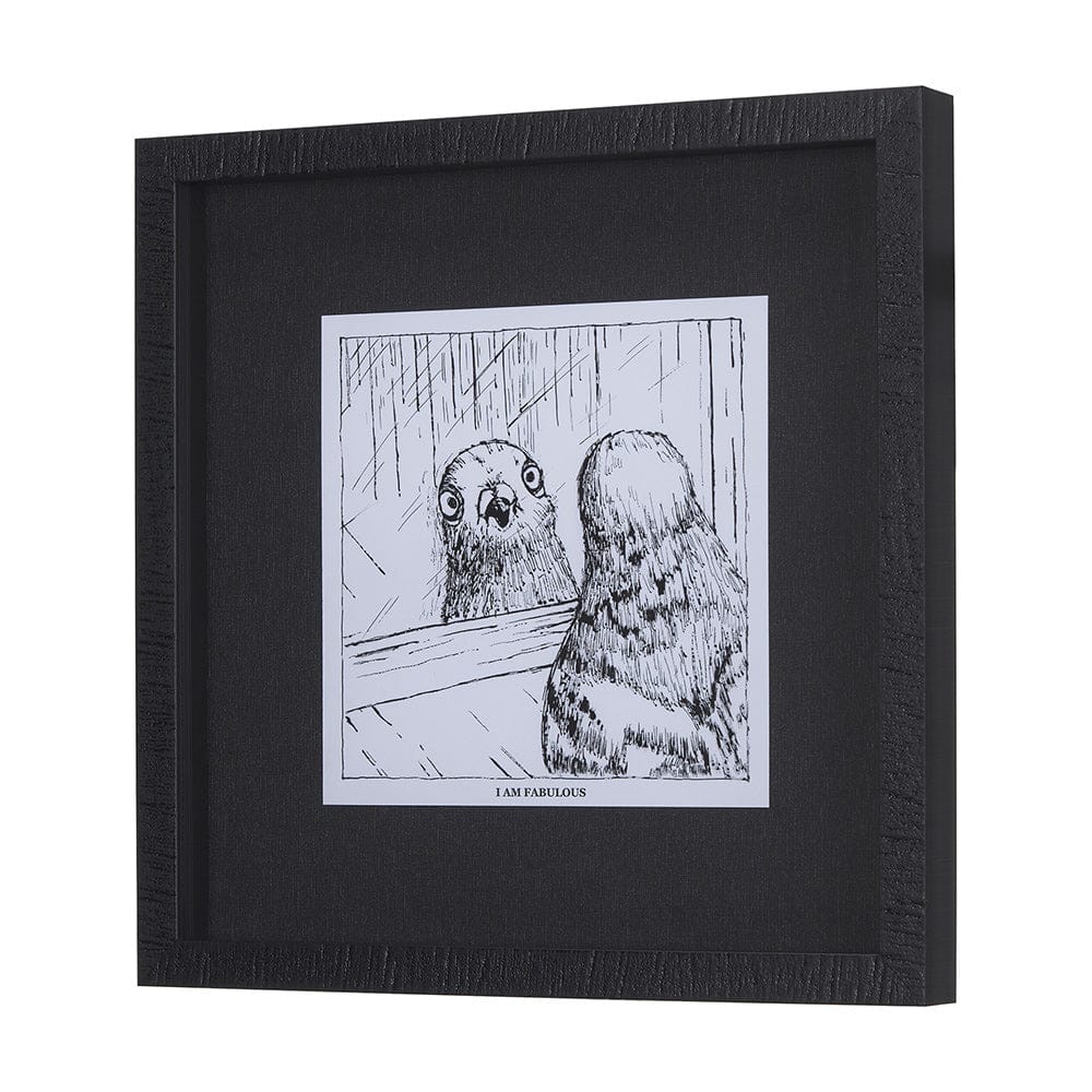 Mercana - Animal Talk I by Mercana Studio a Framed Art Print Matted under Glass - 14277 view 2