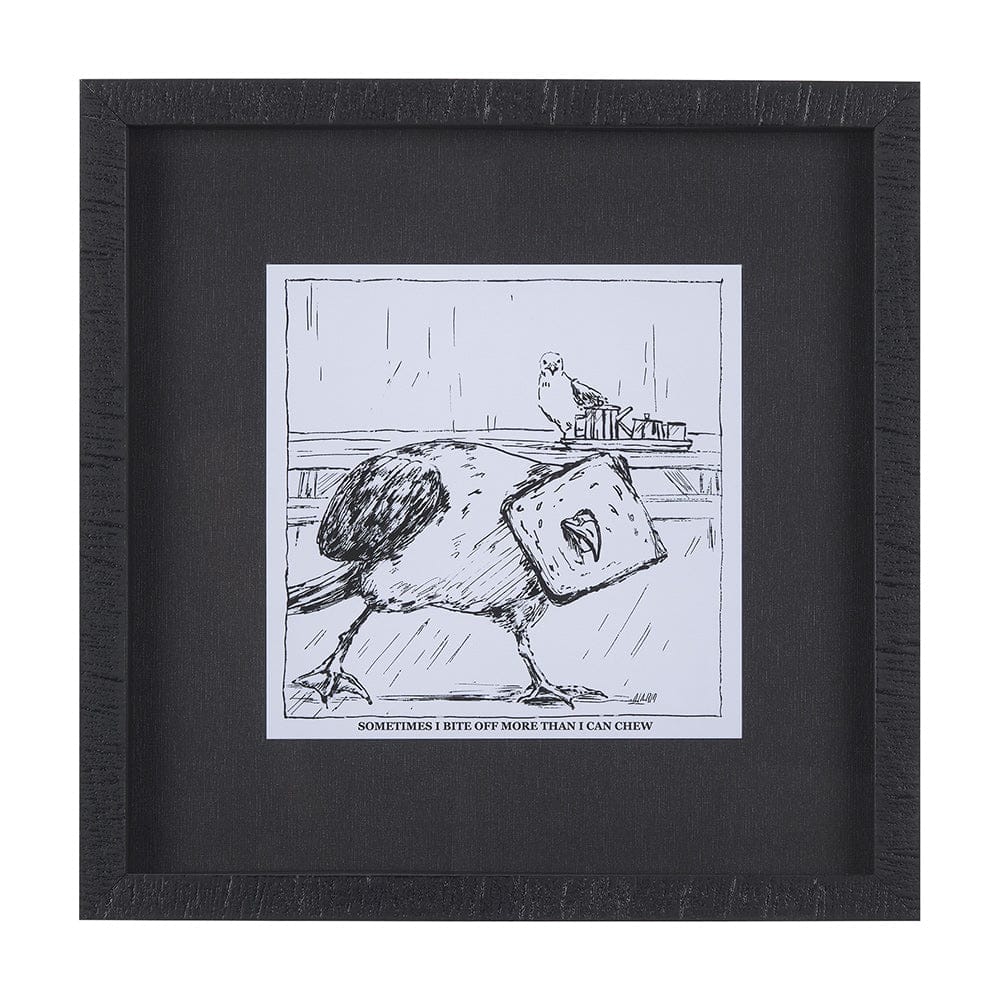 Mercana - Animal Talk II by Mercana Studio a Framed Art Print Matted under Glass - 14278 view 1