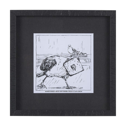 Mercana - Animal Talk II by Mercana Studio a Framed Art Print Matted under Glass - 14278 view 1