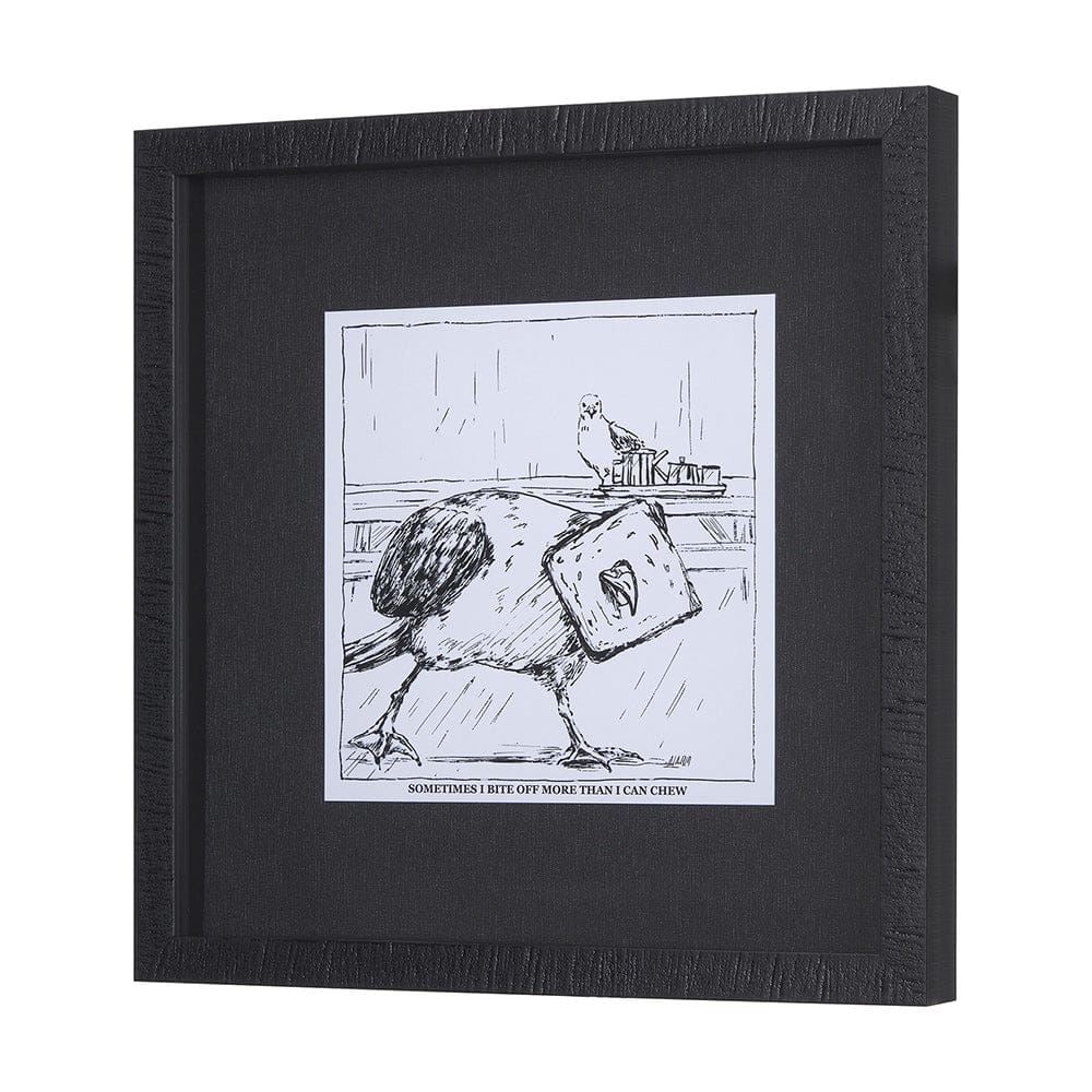 Mercana - Animal Talk II by Mercana Studio a Framed Art Print Matted under Glass - 14278 view 2