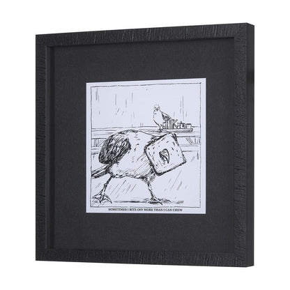 Mercana - Animal Talk II by Mercana Studio a Framed Art Print Matted under Glass - 14278 view 2