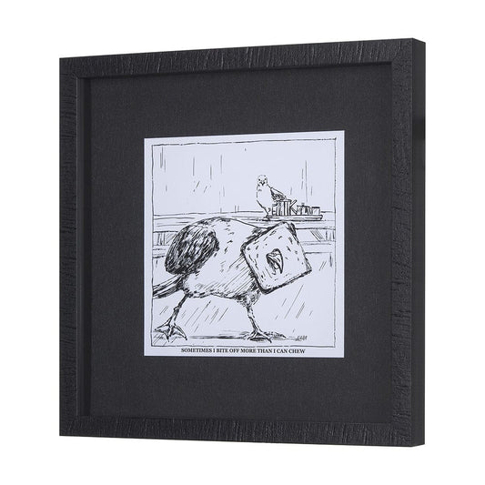 Mercana - Animal Talk II by Mercana Studio a Framed Art Print Matted under Glass - 14278 view 2