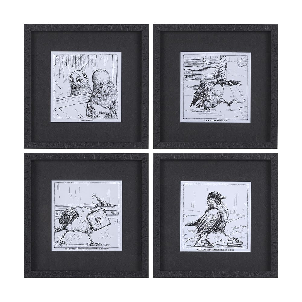 Mercana - Animal Talk III by Mercana Studio a Framed Art Print Matted under Glass - 14279 view 9