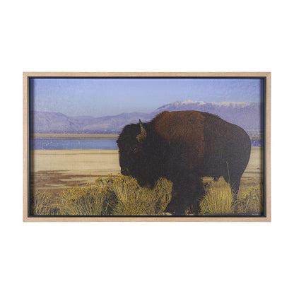 Mercana - Antelope Island by Gary Blatter a Hand Embellished Textured Framed Art Print - 15370 view 1