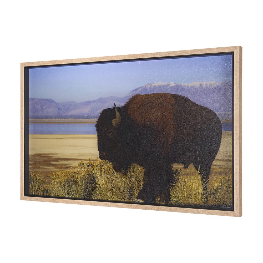 Mercana - Antelope Island by Gary Blatter a Hand Embellished Textured Framed Art Print - 15370 view 2