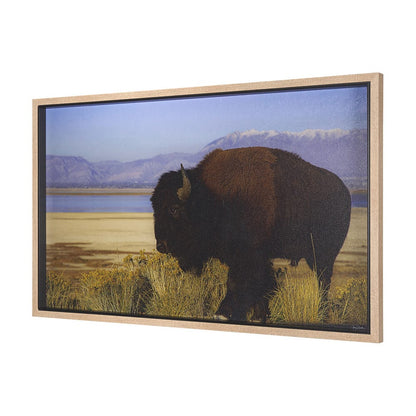 Mercana - Antelope Island by Gary Blatter a Hand Embellished Textured Framed Art Print - 15370 view 2