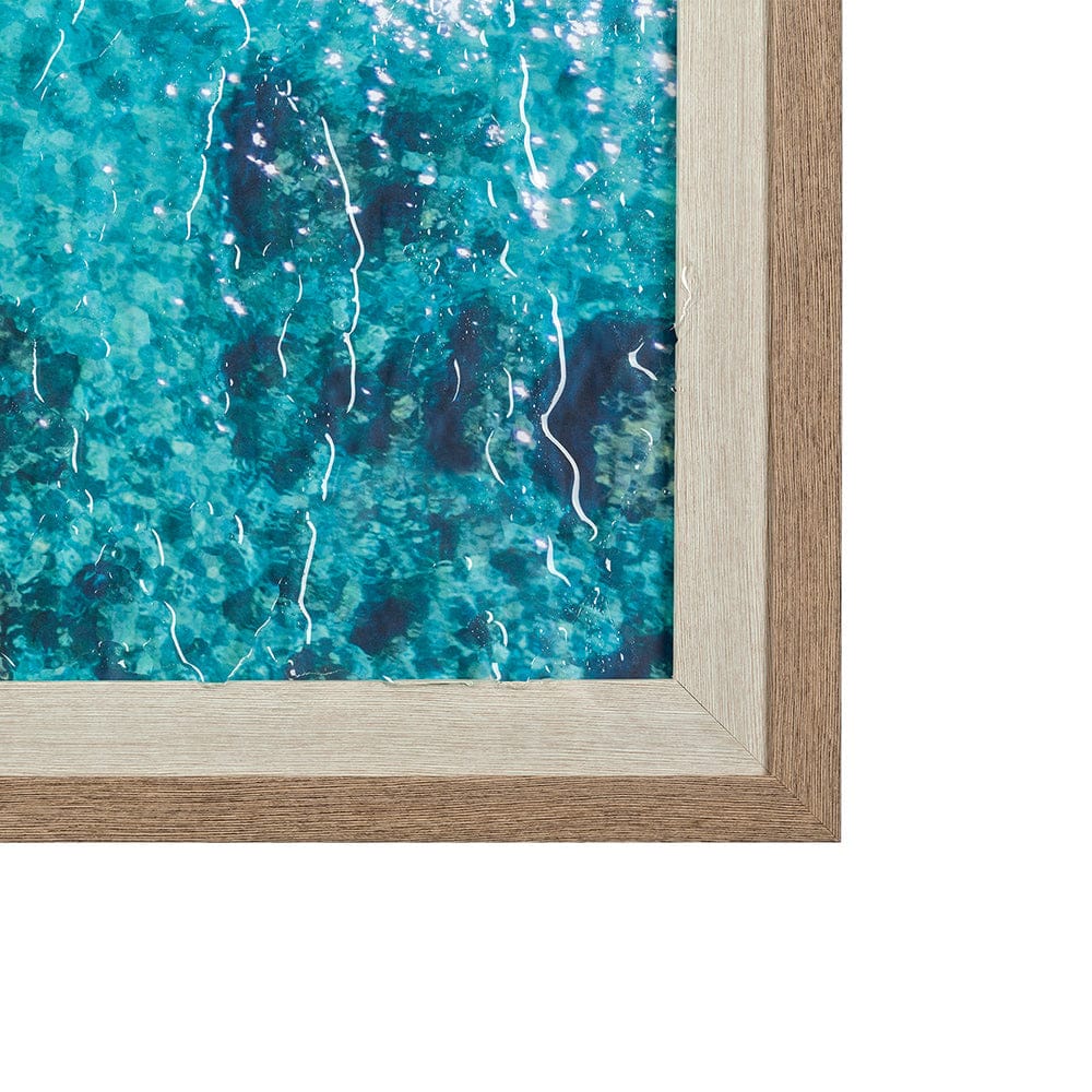 Mercana - Anthony Quinn Bay by Michele Falzone a Hand Embellished Textured Framed Art Print Matted under Glass - 13681 view 3