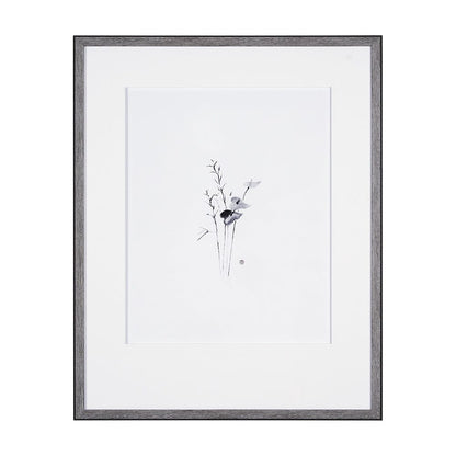 Mercana - Anthurium I by Mercana Studio a Hand Embellished Textured Framed Art Print Matted under Glass - 14815 view 1