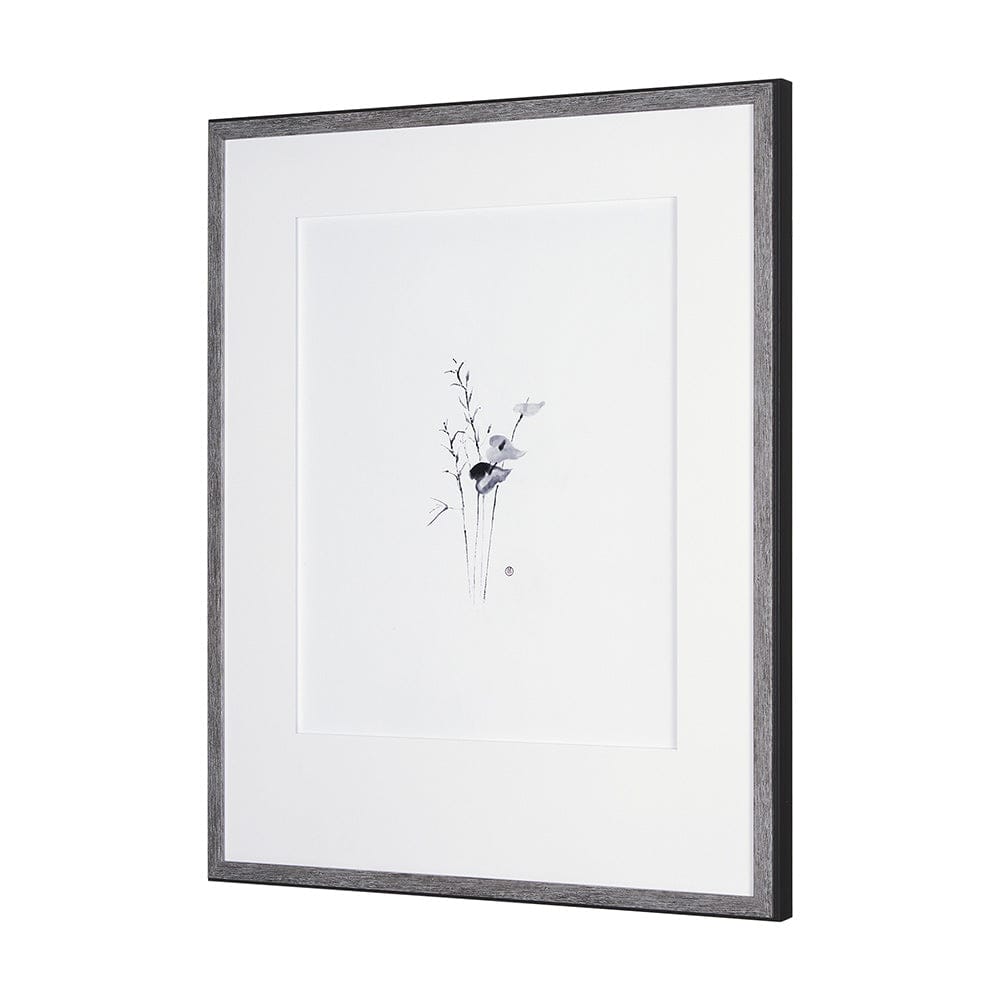 Mercana - Anthurium I by Mercana Studio a Hand Embellished Textured Framed Art Print Matted under Glass - 14815 view 2