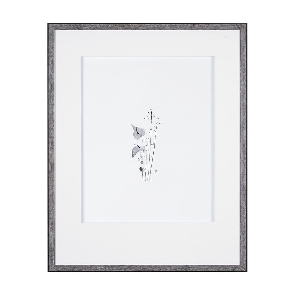 Mercana - Anthurium II by Mercana Studio a Hand Embellished Textured Framed Art Print Matted under Glass - 14816 view 1