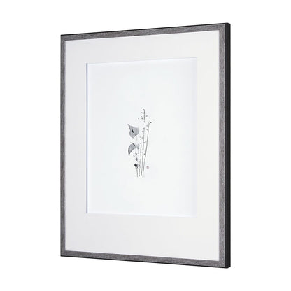 Mercana - Anthurium II by Mercana Studio a Hand Embellished Textured Framed Art Print Matted under Glass - 14816 view 2
