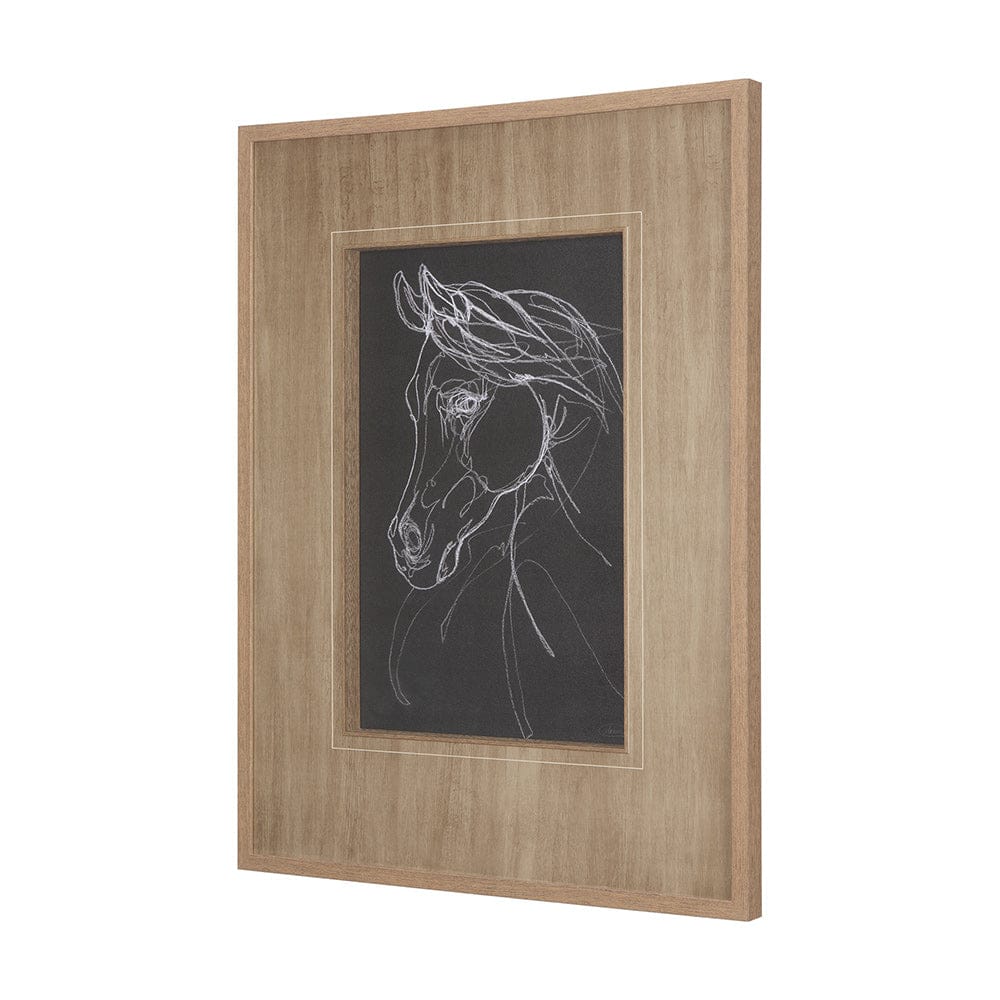 Mercana - Arabian Dark II by Mercana Studio a Hand Embellished Textured Framed Art Print Matted under Glass - 14273 view 2